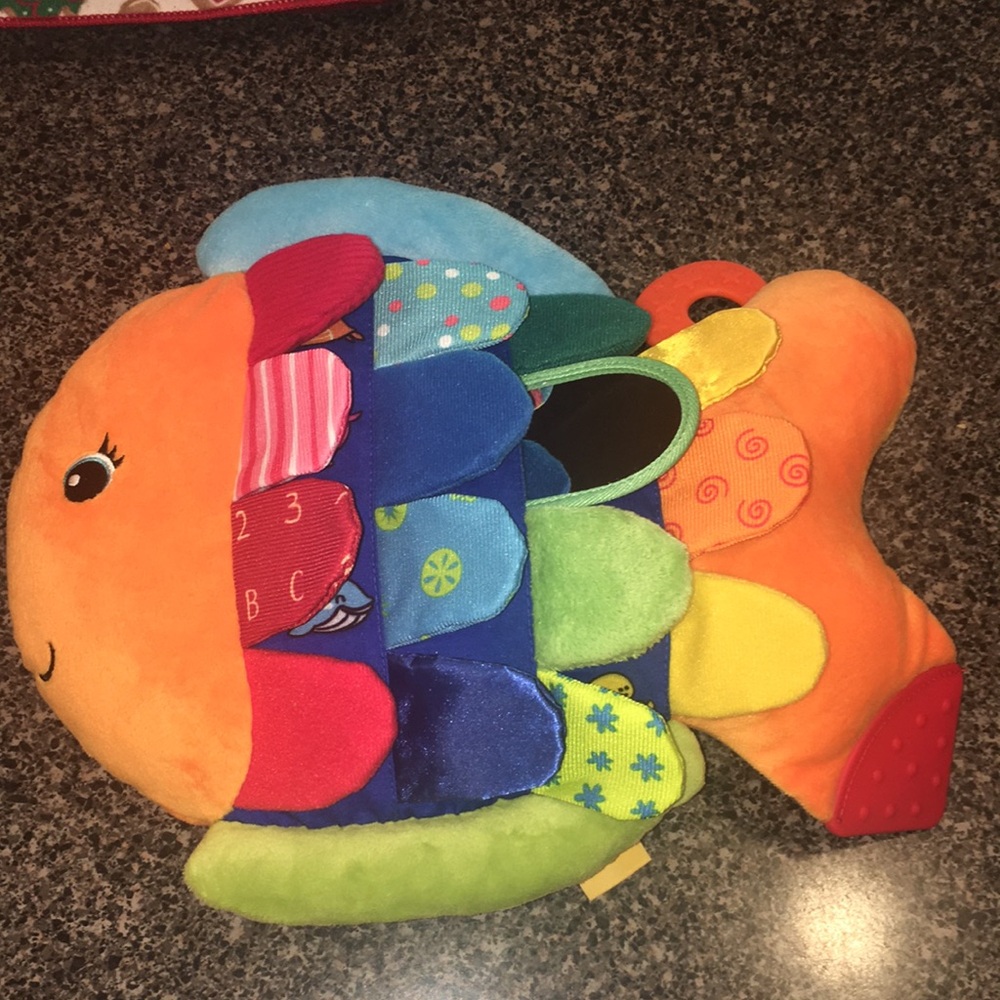 Colorful Plush Fish Toy